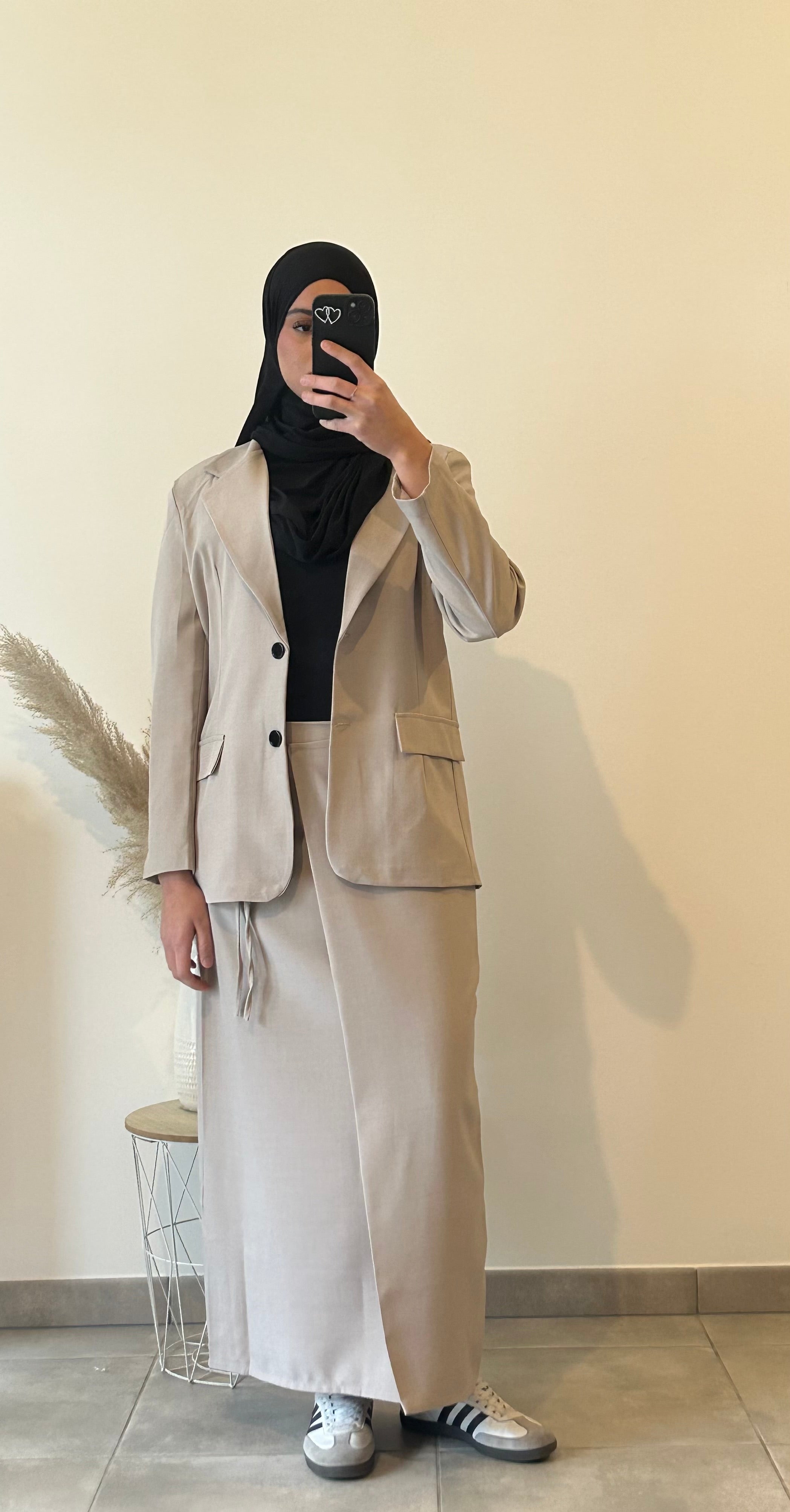 ENSEMBLE CLASSY - GRIS CLAIR