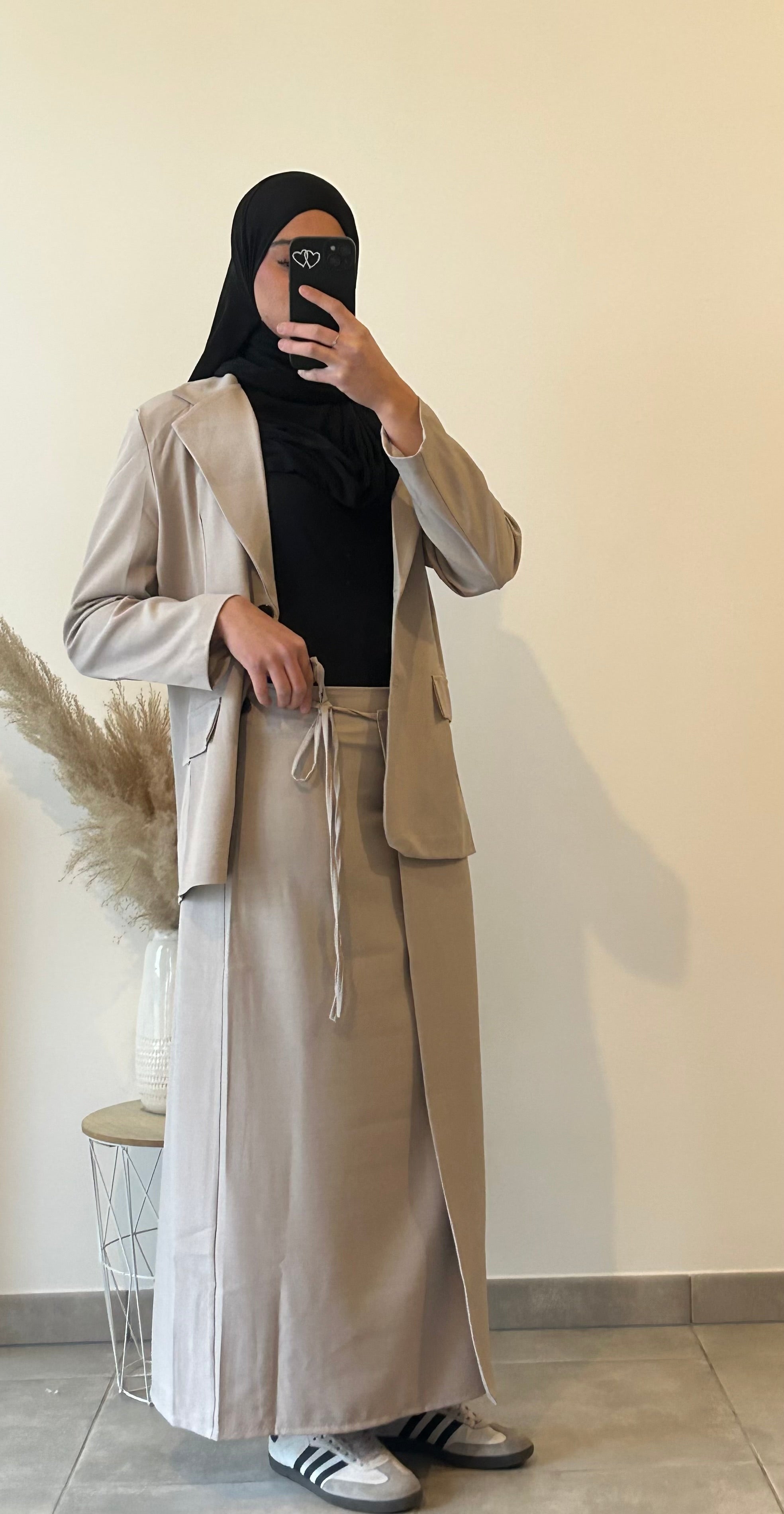ENSEMBLE CLASSY - GRIS CLAIR