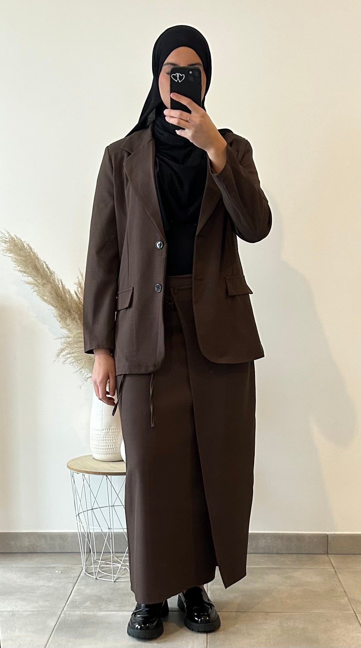 ENSEMBLE CLASSY - CHOCOLAT