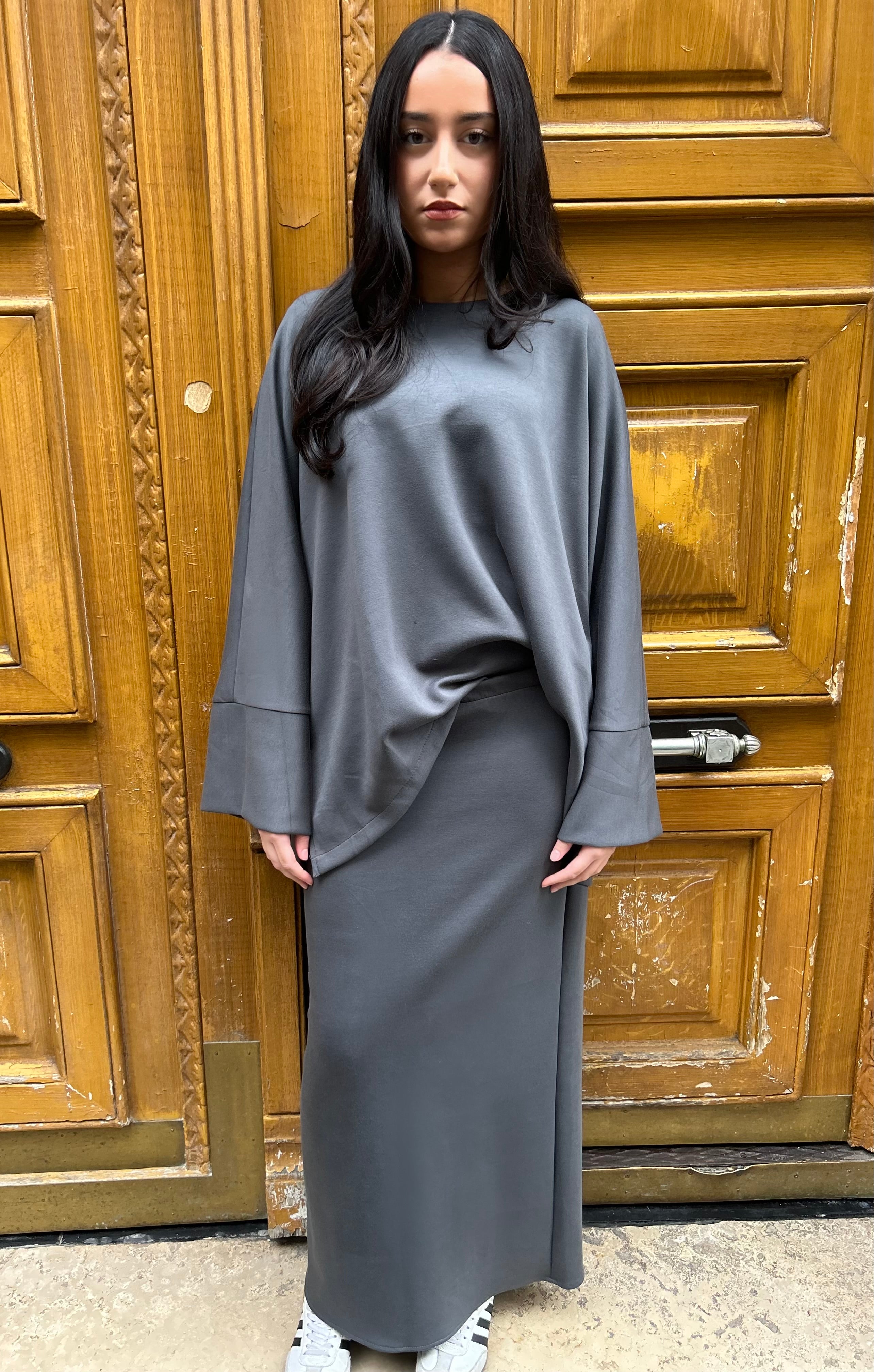 ENSEMBLE AMBER - GRIS ANTHRACITE