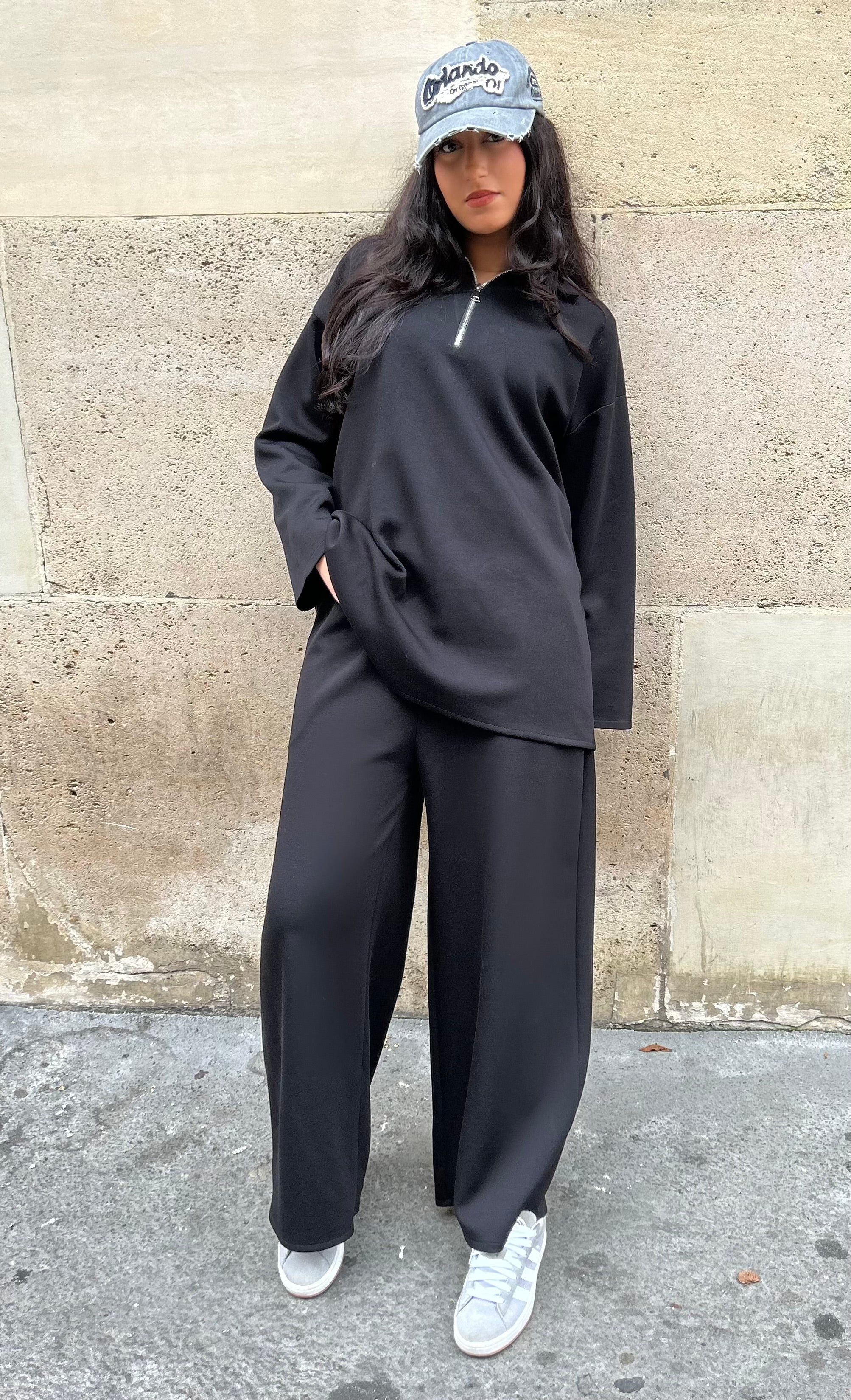 ENSEMBLE COMFY ZIP - NOIR