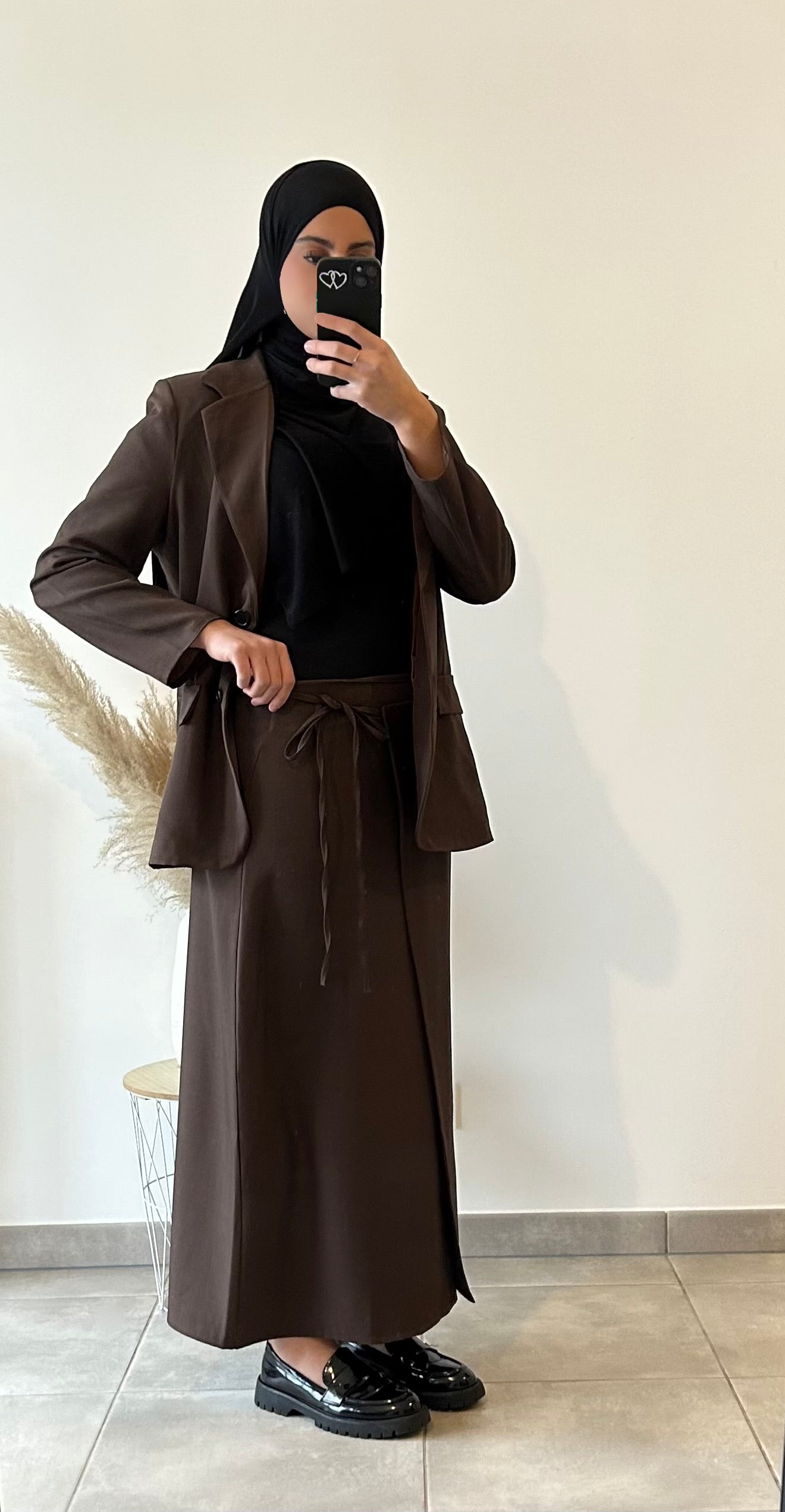 ENSEMBLE CLASSY - CHOCOLAT