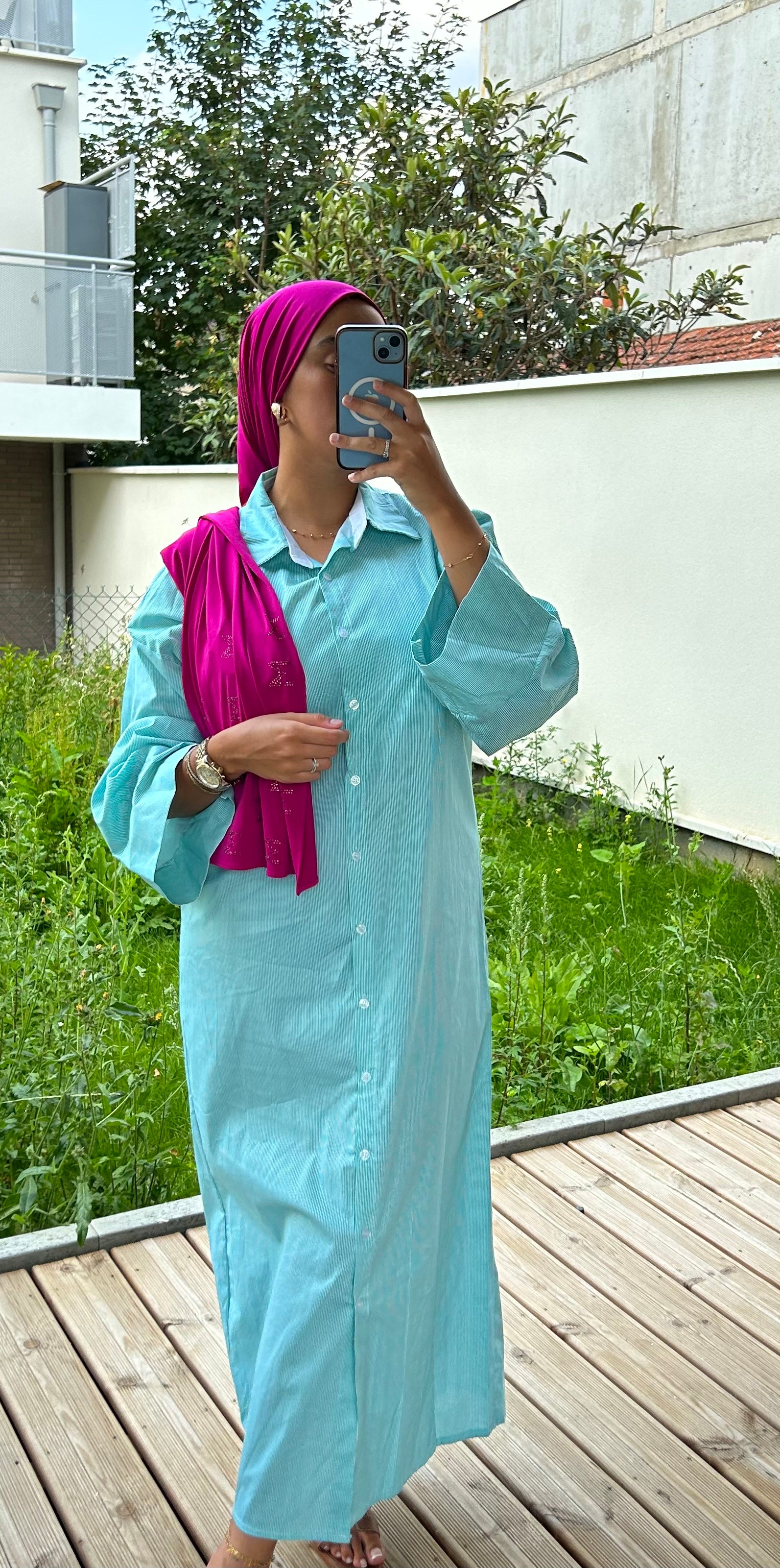 Robe FIDJI turquoise